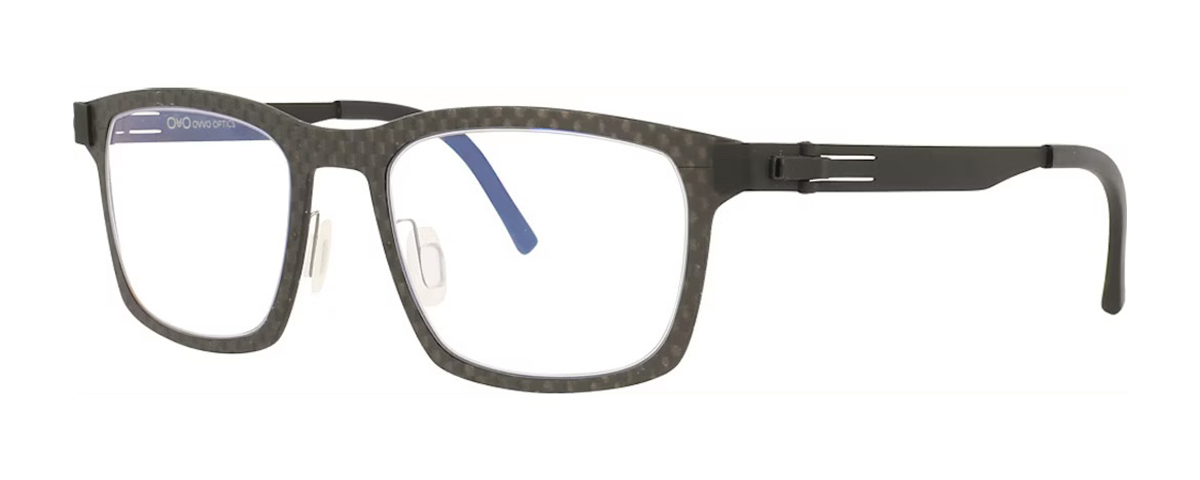 Carbon fiber eyeglasses with lightweight construction and modern styling – mcculley optix gallery